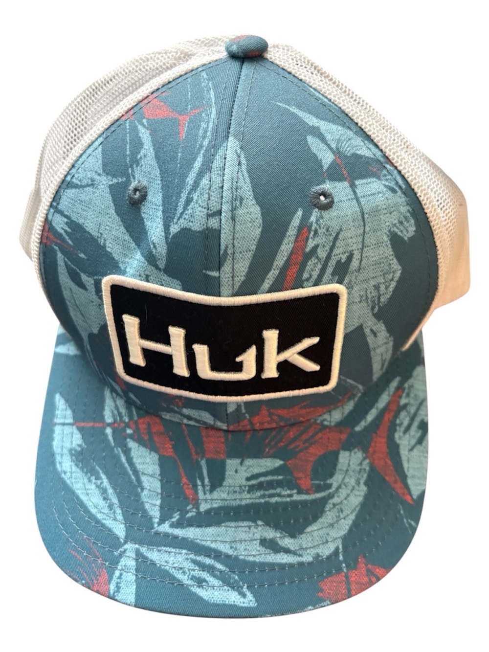 Huk Ocean Palm trucker logo SnapBack